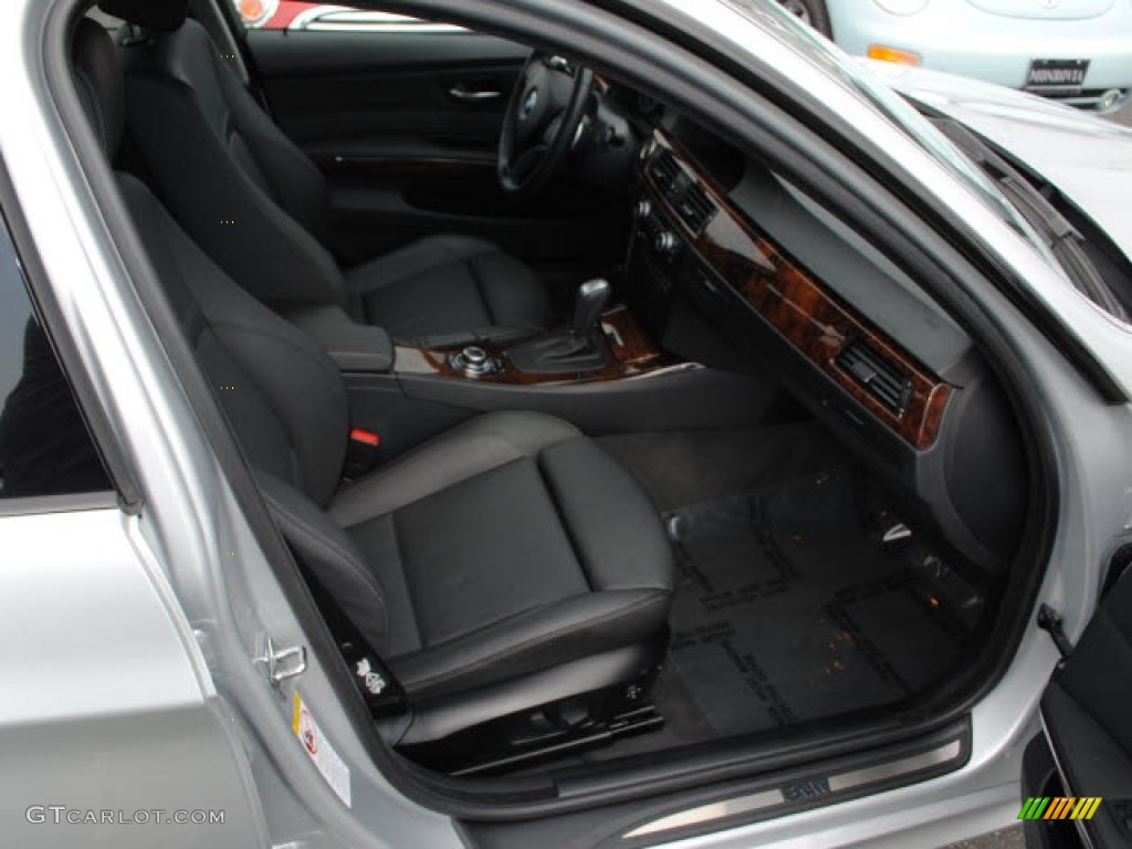 Black Interior 2009 BMW 3 Series 335i Sedan Photo #38206100