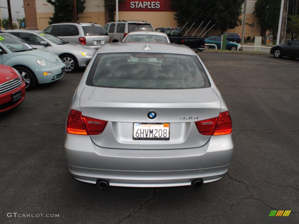 2009 3 Series 335i Sedan - Titanium Silver Metallic / Black photo #10