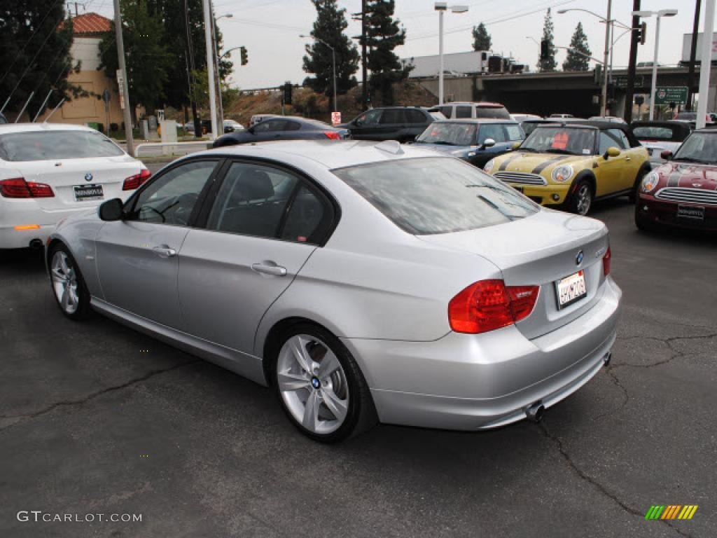 2009 3 Series 335i Sedan - Titanium Silver Metallic / Black photo #12