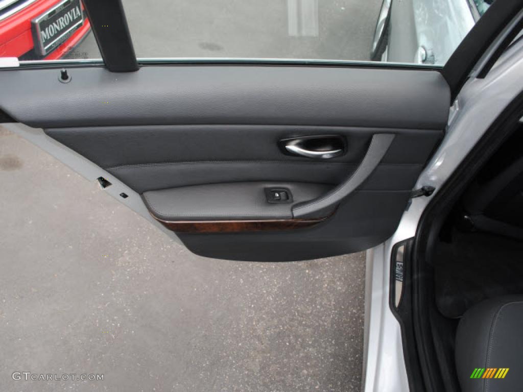 2009 3 Series 335i Sedan - Titanium Silver Metallic / Black photo #15