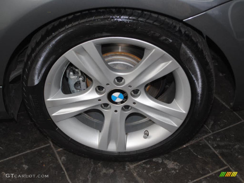 2009 1 Series 128i Coupe - Space Grey Metallic / Black photo #9