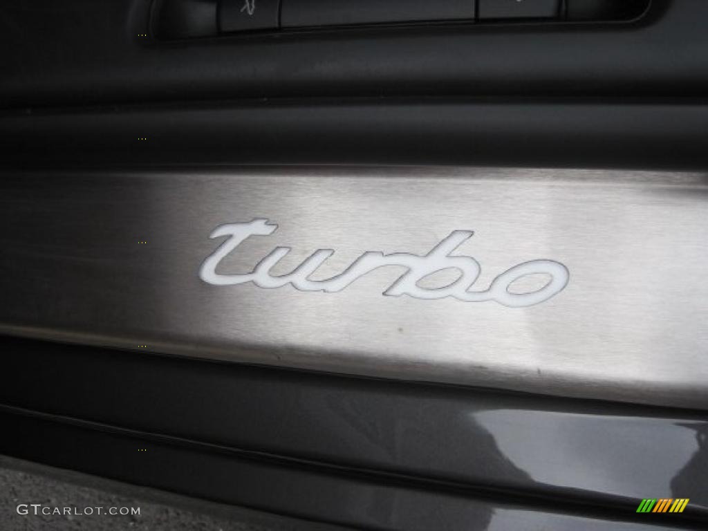 2008 911 Turbo Cabriolet - Slate Grey Metallic / Natural Brown photo #26
