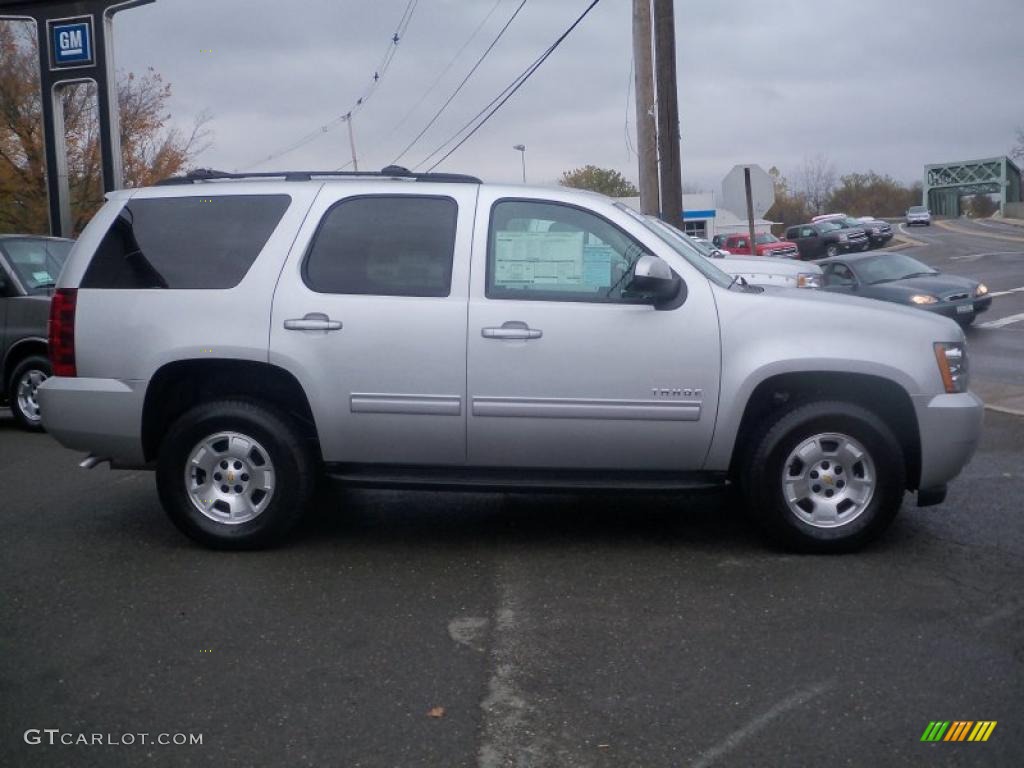 2011 Tahoe LS 4x4 - Sheer Silver Metallic / Ebony photo #4