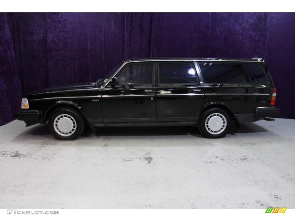 1991 240 SE Wagon - Black / Black photo #5