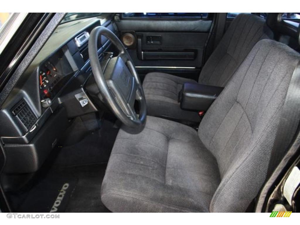 1991 240 SE Wagon - Black / Black photo #7