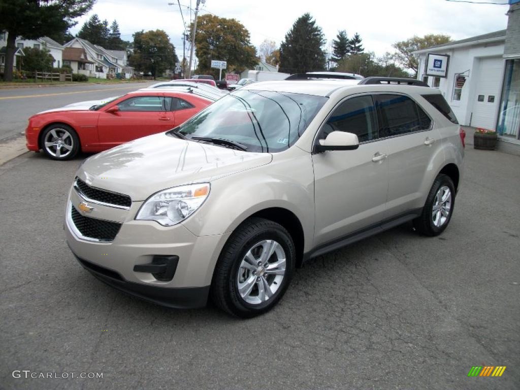 Gold Mist Metallic 2011 Chevrolet Equinox LT AWD Exterior Photo #38209088