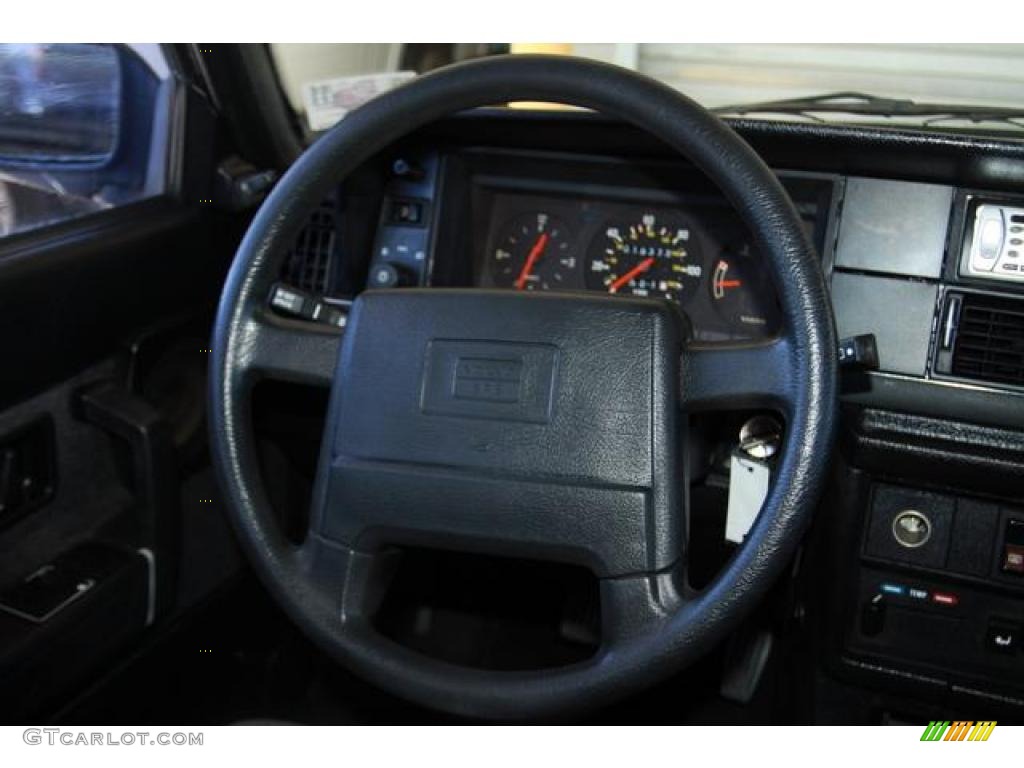 1991 240 SE Wagon - Black / Black photo #15