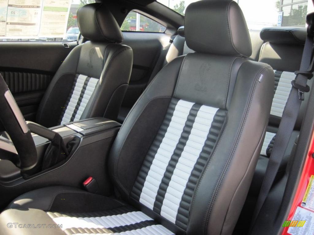 2011 Mustang Shelby GT500 SVT Performance Package Coupe - Race Red / Charcoal Black/White photo #13