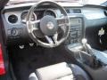 Charcoal Black/White Interior Photo for 2011 Ford Mustang #38209312