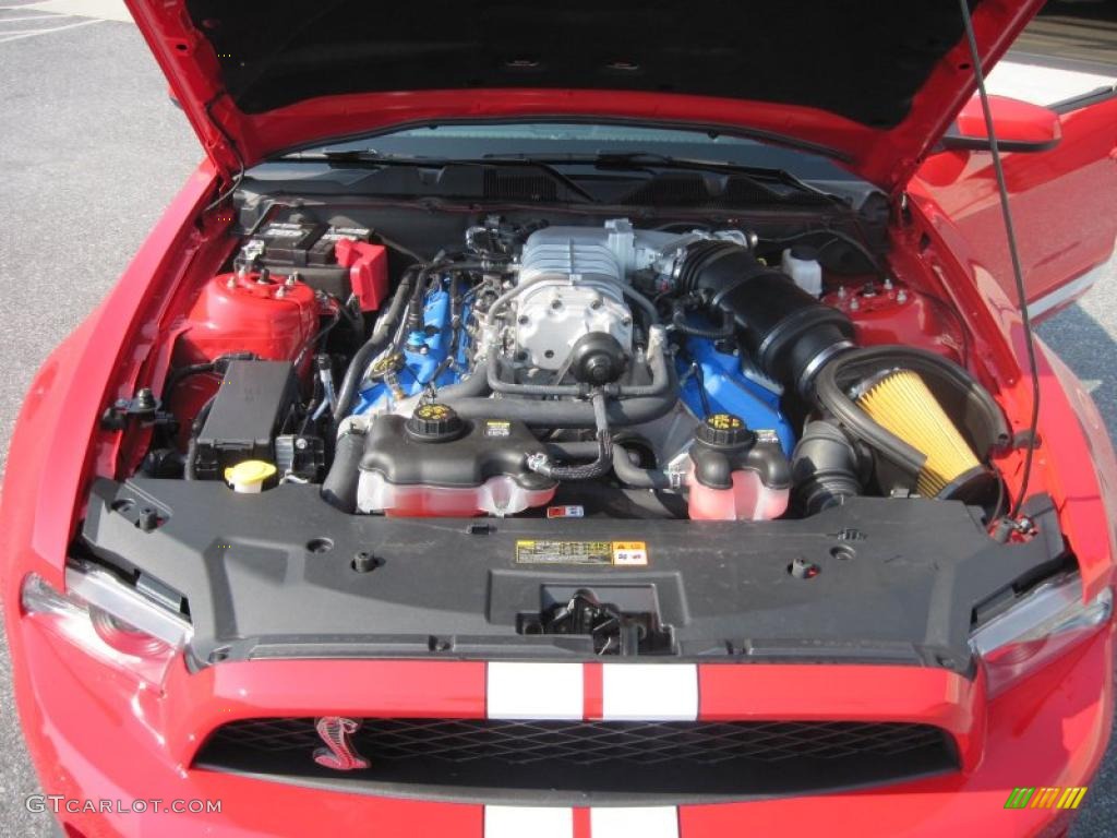 2011 Ford Mustang Shelby GT500 SVT Performance Package Coupe 5.4 Liter SVT Supercharged DOHC 32-Valve V8 Engine Photo #38209424