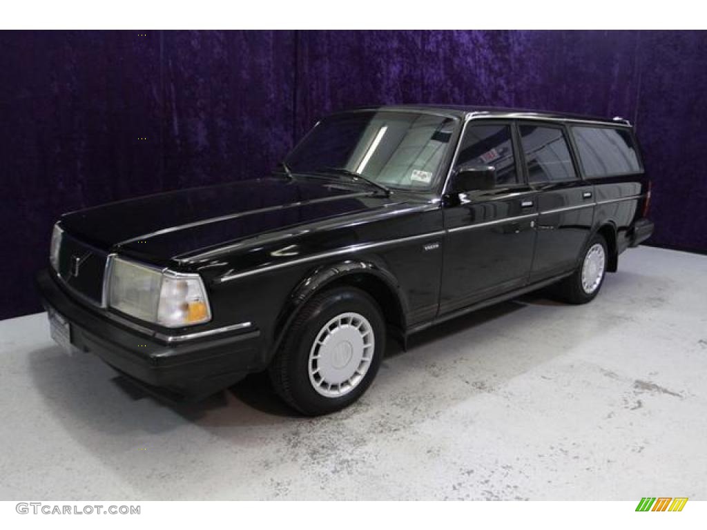 1991 240 SE Wagon - Black / Black photo #28