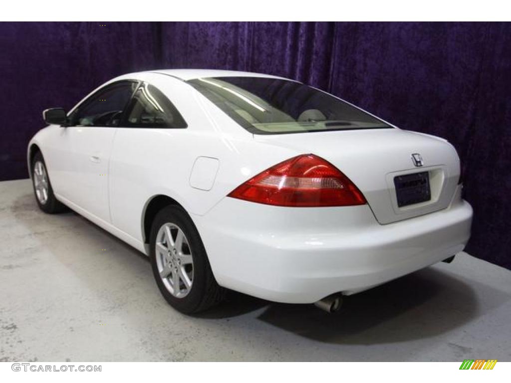 2003 Accord EX V6 Coupe - Taffeta White / Ivory photo #4