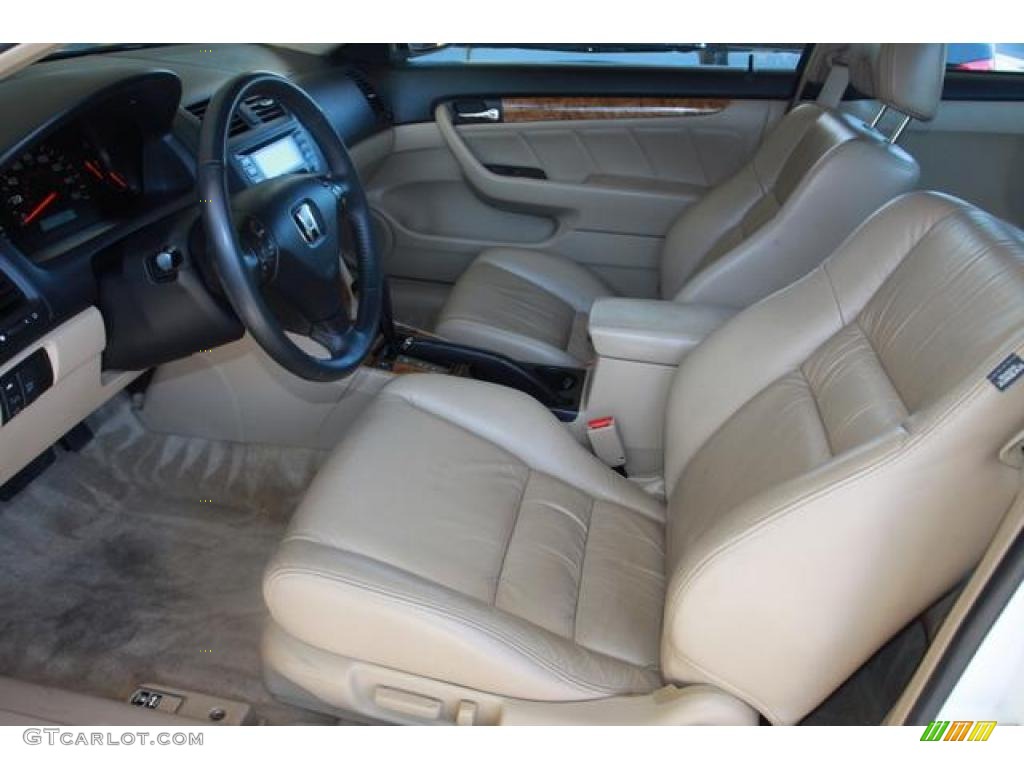 2003 Accord EX V6 Coupe - Taffeta White / Ivory photo #6