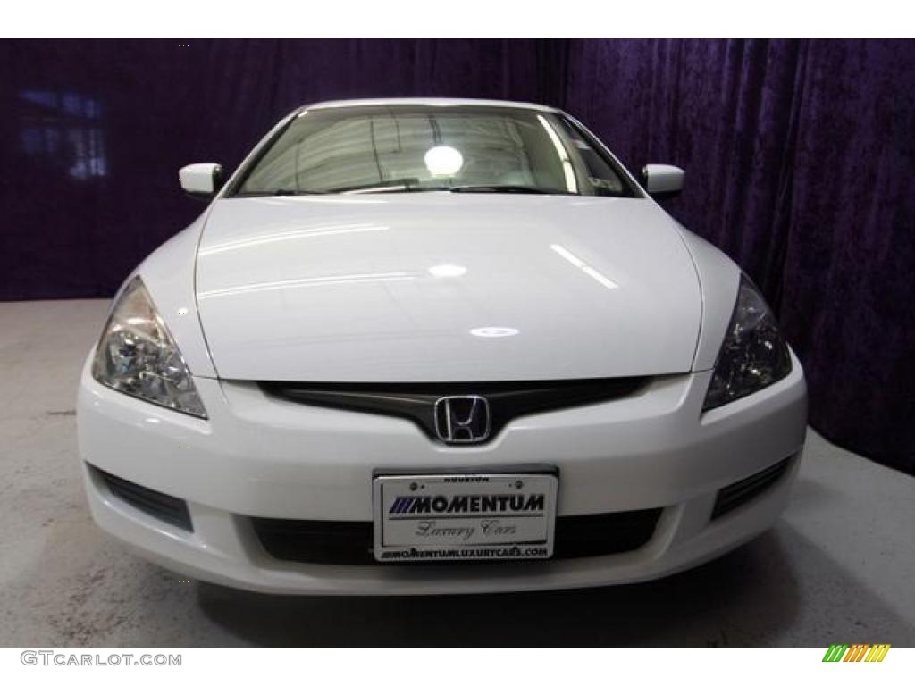 2003 Accord EX V6 Coupe - Taffeta White / Ivory photo #32