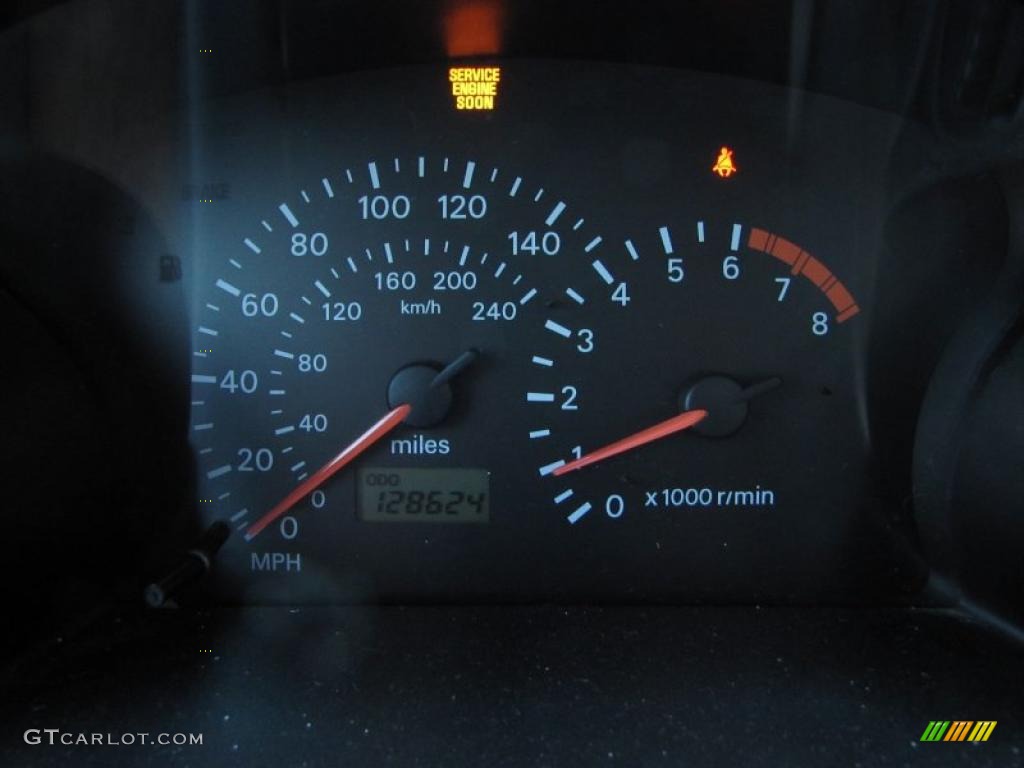 2002 Chrysler Sebring LXi Coupe Gauges Photo #38211500