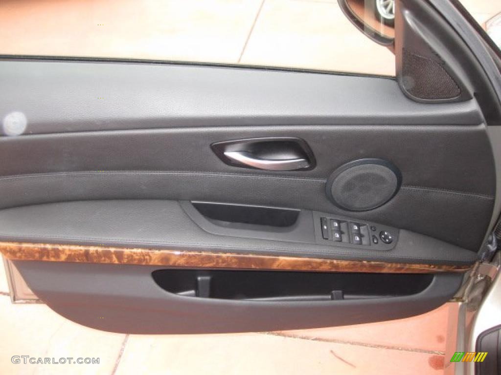 Black Dakota Leather Interior 2008 BMW 3 Series 328i Wagon Photo #38211960