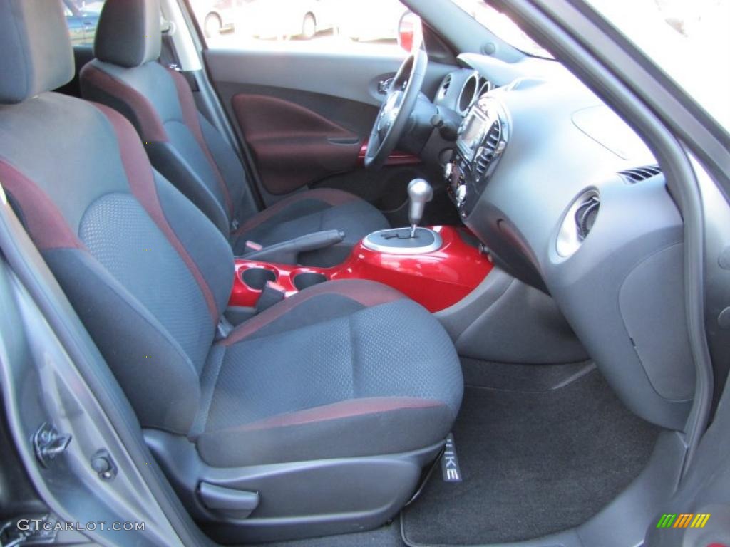 Black/Red w/Red Trim Interior 2011 Nissan Juke SV Photo #38211976