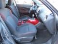 Black/Red w/Red Trim 2011 Nissan Juke SV Interior Color