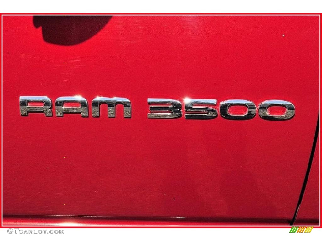 2006 Ram 3500 SLT Quad Cab 4x4 Dually - Flame Red / Khaki photo #9