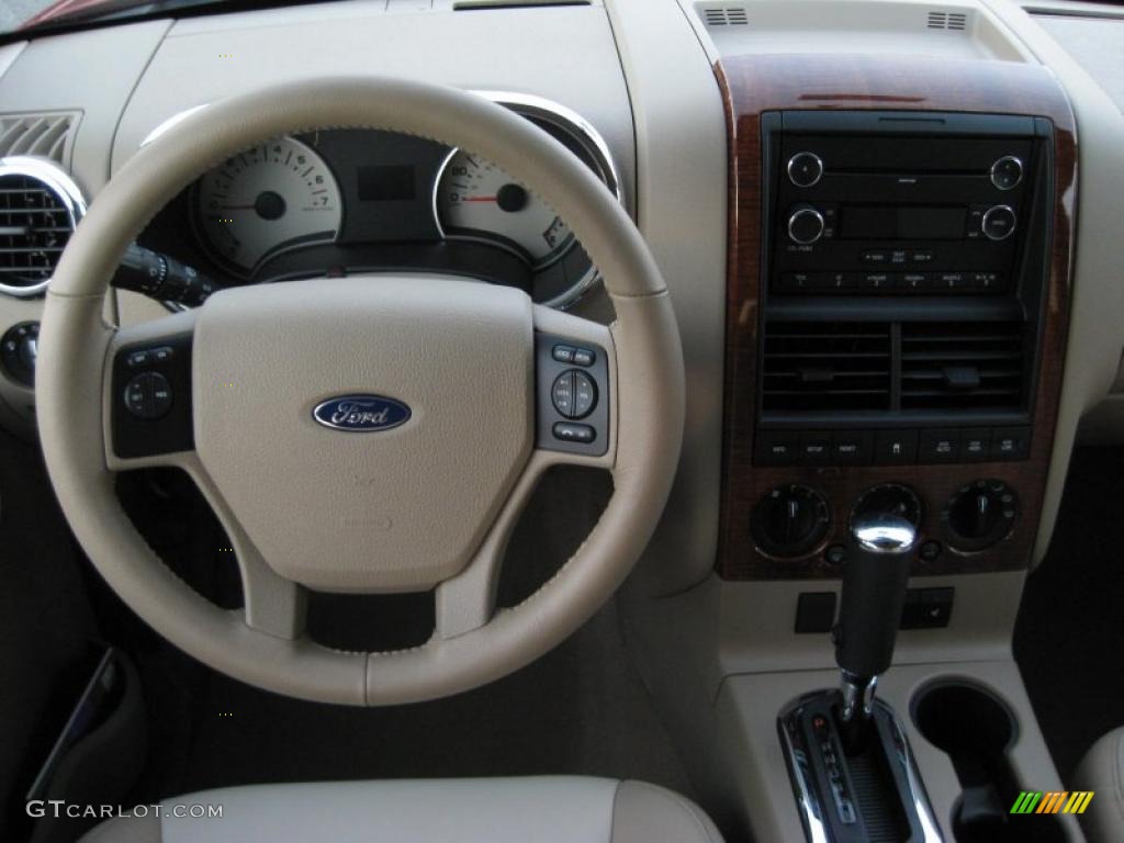 2010 Ford Explorer Eddie Bauer 4x4 Camel Dashboard Photo #38212876