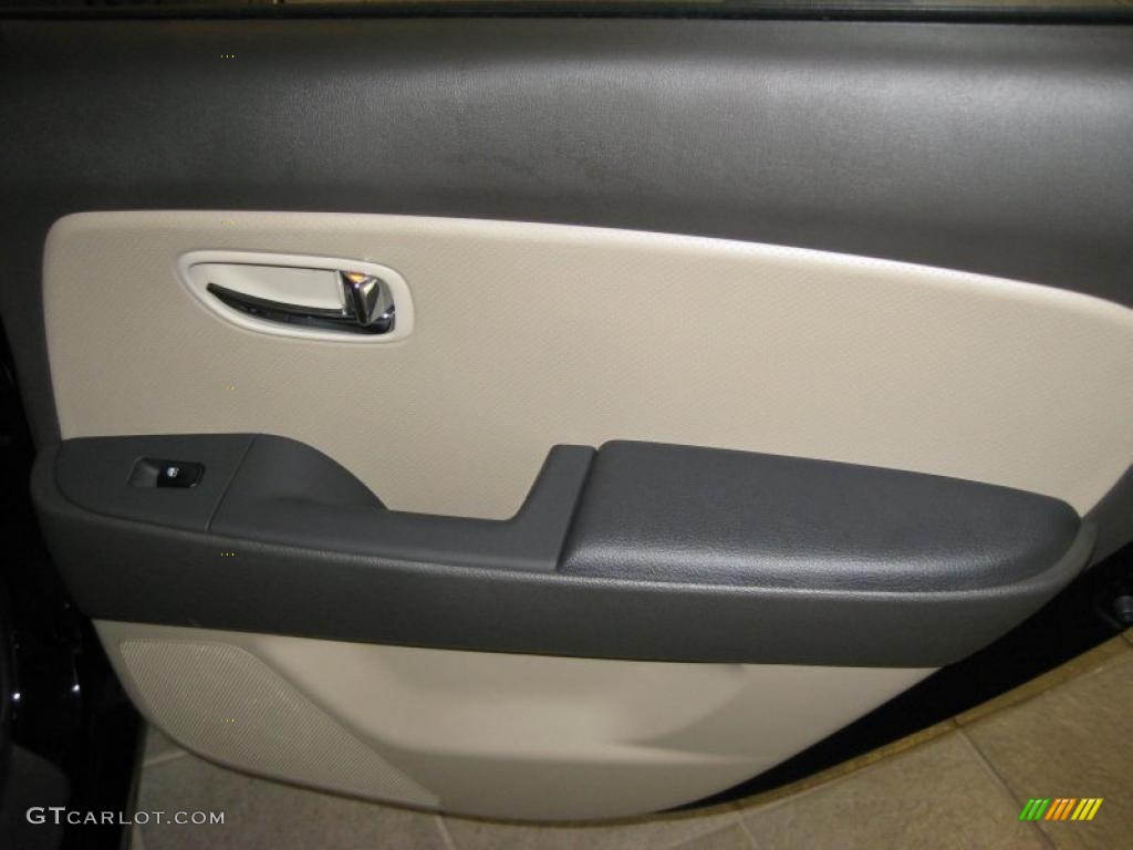 2010 Elantra GLS - Ebony Black / Beige photo #22