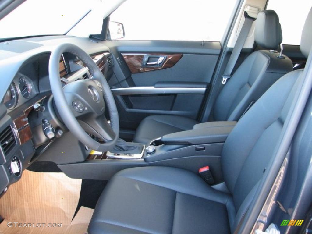 Black Interior 2011 Mercedes-Benz GLK 350 4Matic Photo #38213236