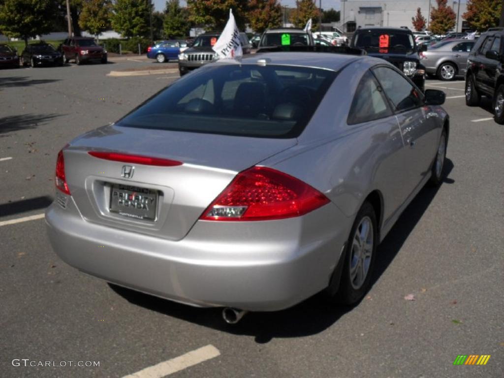 2007 Accord EX Coupe - Alabaster Silver Metallic / Black photo #3