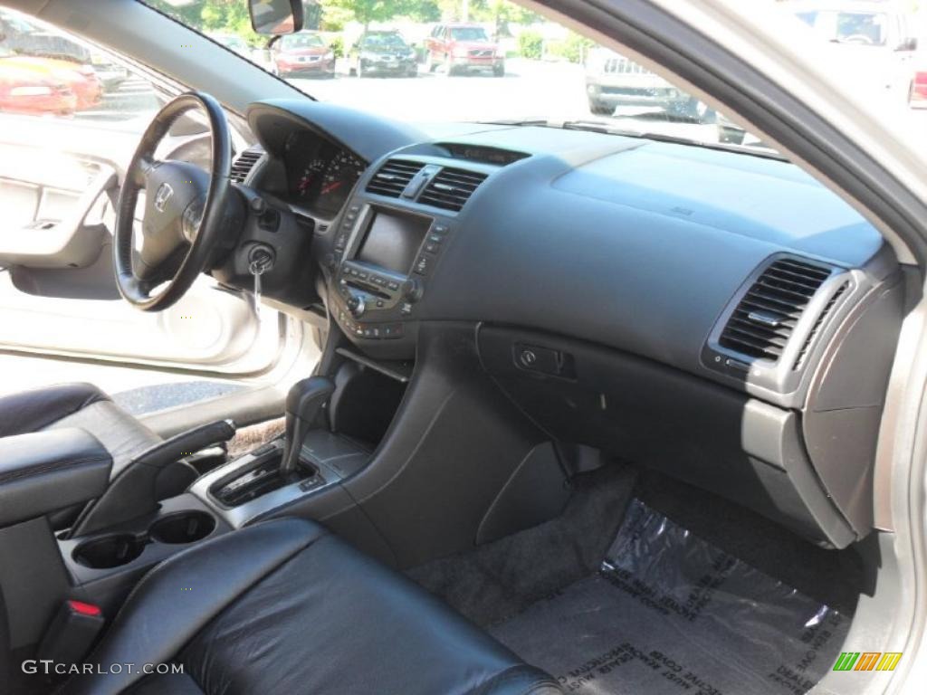 2007 Accord EX Coupe - Alabaster Silver Metallic / Black photo #18