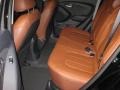 Black/Saddle 2011 Hyundai Tucson Limited Interior Color