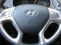 Black/Saddle 2011 Hyundai Tucson Limited Steering Wheel