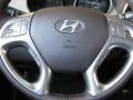 Taupe 2011 Hyundai Tucson GLS Steering Wheel