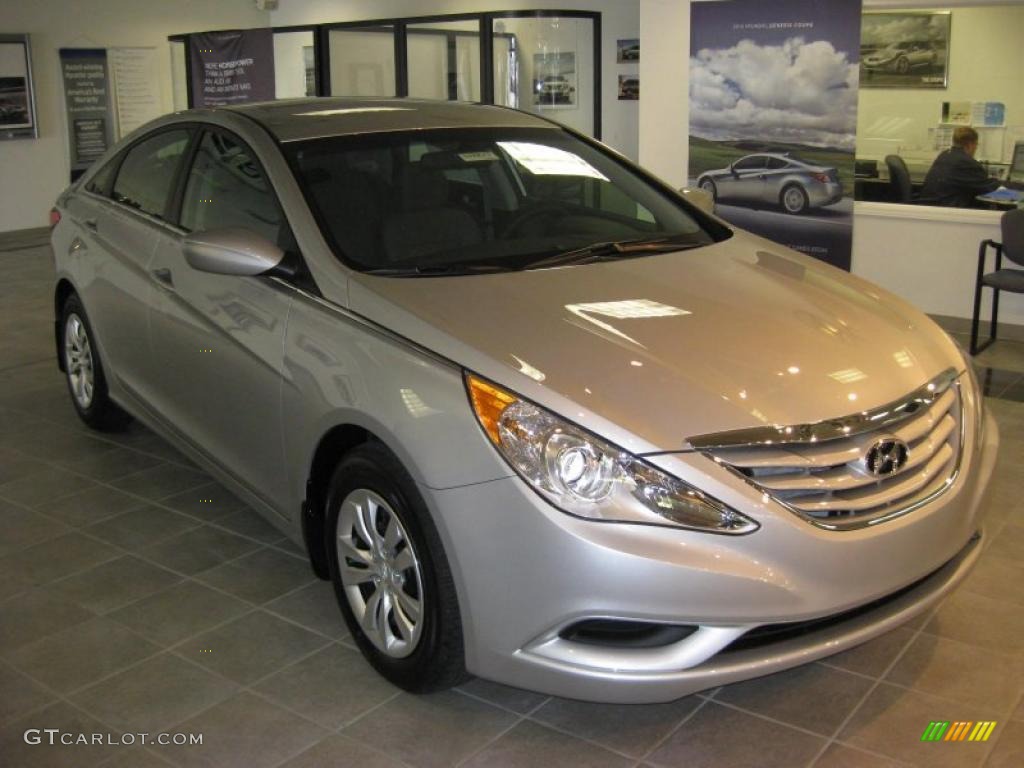 2011 Sonata GLS - Radiant Silver / Gray photo #4