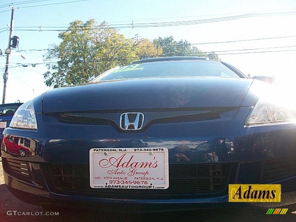 2003 Accord EX Coupe - Sapphire Blue Pearl / Black photo #6
