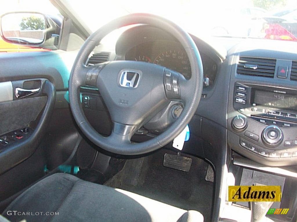 2003 Accord EX Coupe - Sapphire Blue Pearl / Black photo #20