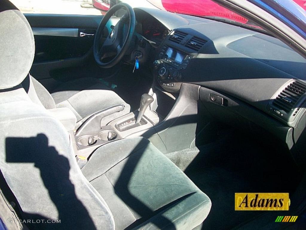 2003 Accord EX Coupe - Sapphire Blue Pearl / Black photo #24