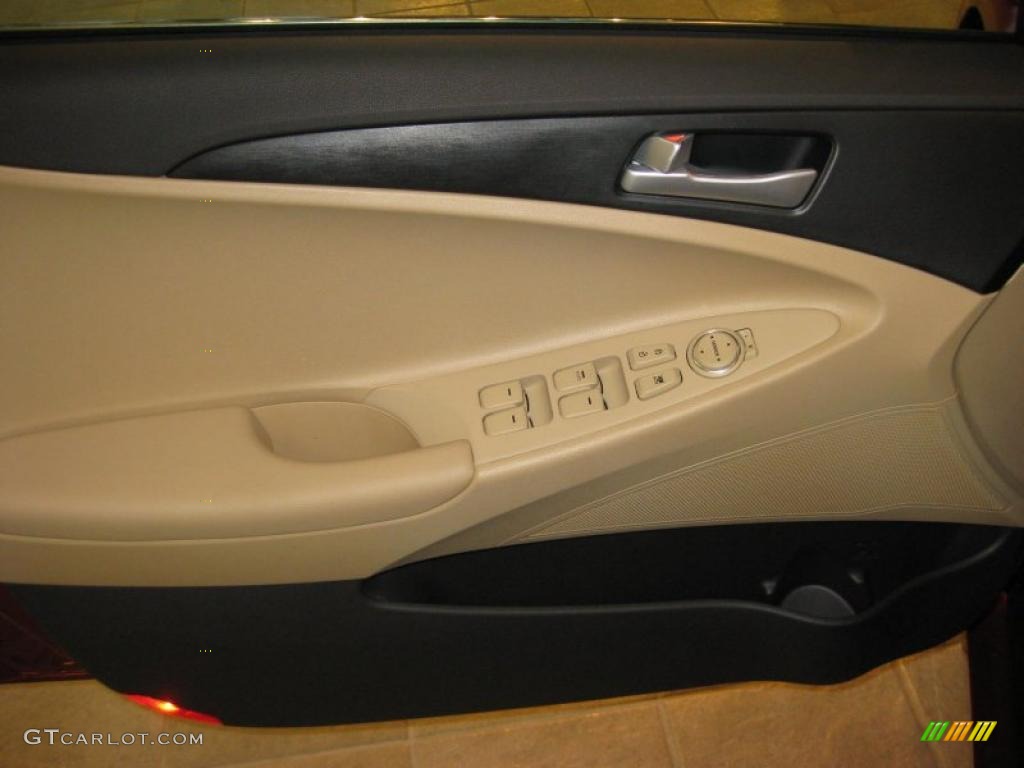 2011 Sonata GLS - Venetian Red / Camel photo #13