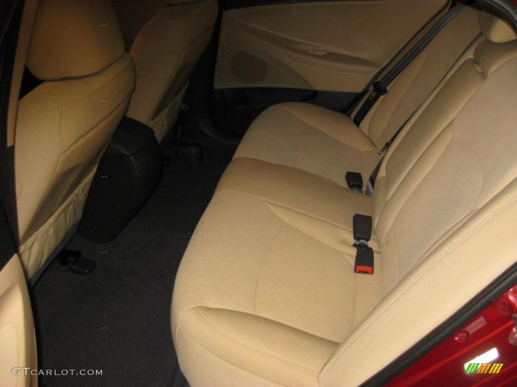 2011 Sonata GLS - Venetian Red / Camel photo #14