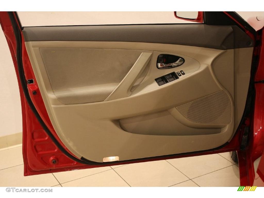 2008 Camry LE - Barcelona Red Metallic / Bisque photo #8