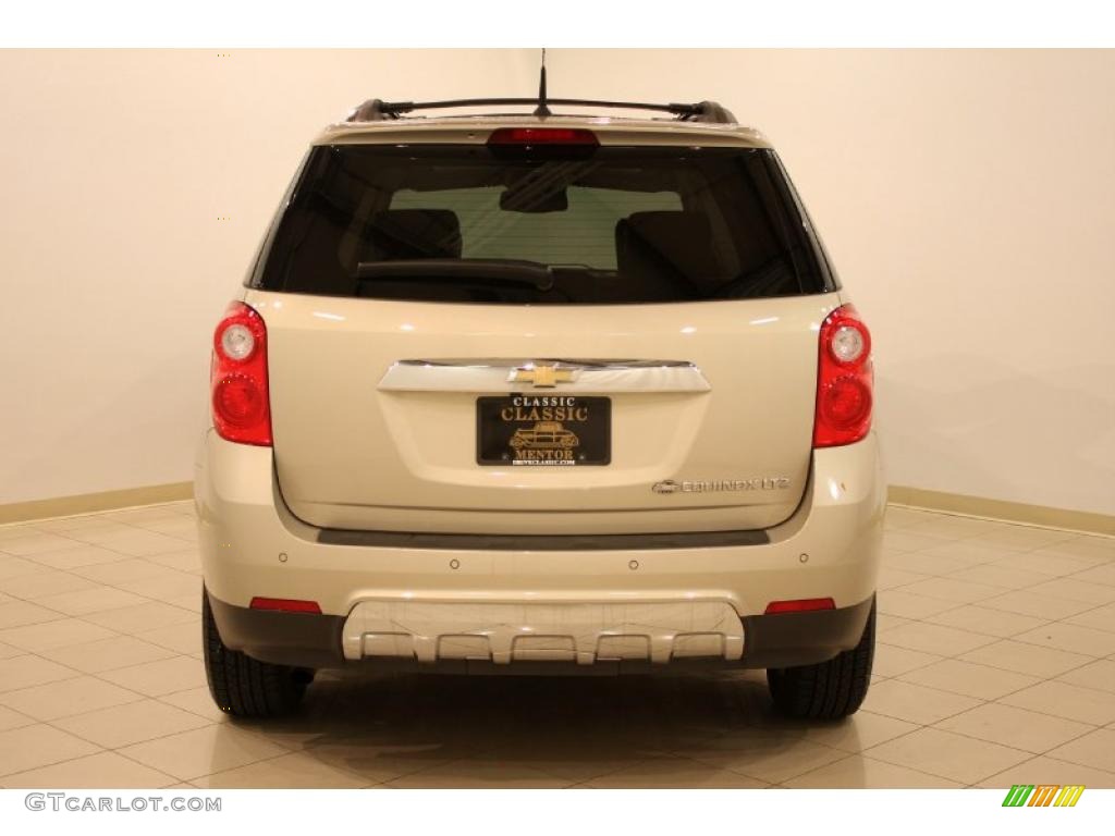 2010 Equinox LTZ - Gold Mist Metallic / Jet Black/Brownstone photo #6