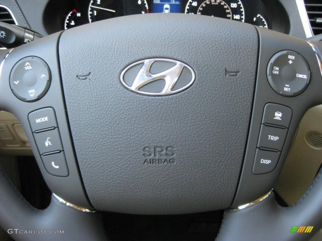 2011 Hyundai Genesis 3.8 Sedan Cashmere Steering Wheel Photo #38217096