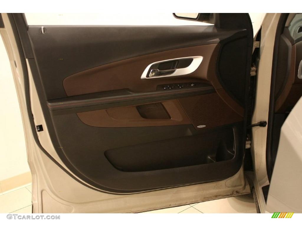 2010 Equinox LTZ - Gold Mist Metallic / Jet Black/Brownstone photo #8