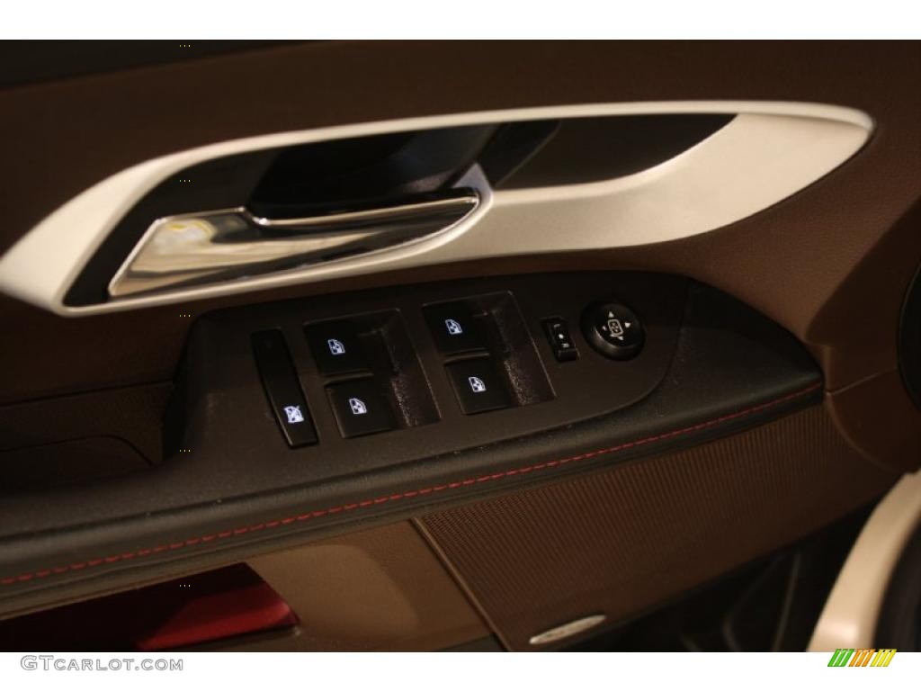 2010 Equinox LTZ - Gold Mist Metallic / Jet Black/Brownstone photo #9