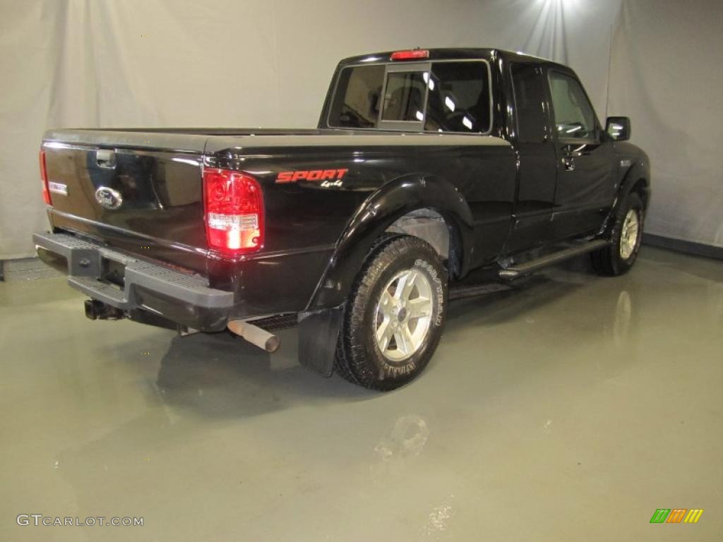 2006 Ranger Sport SuperCab 4x4 - Black / Medium Dark Flint photo #7