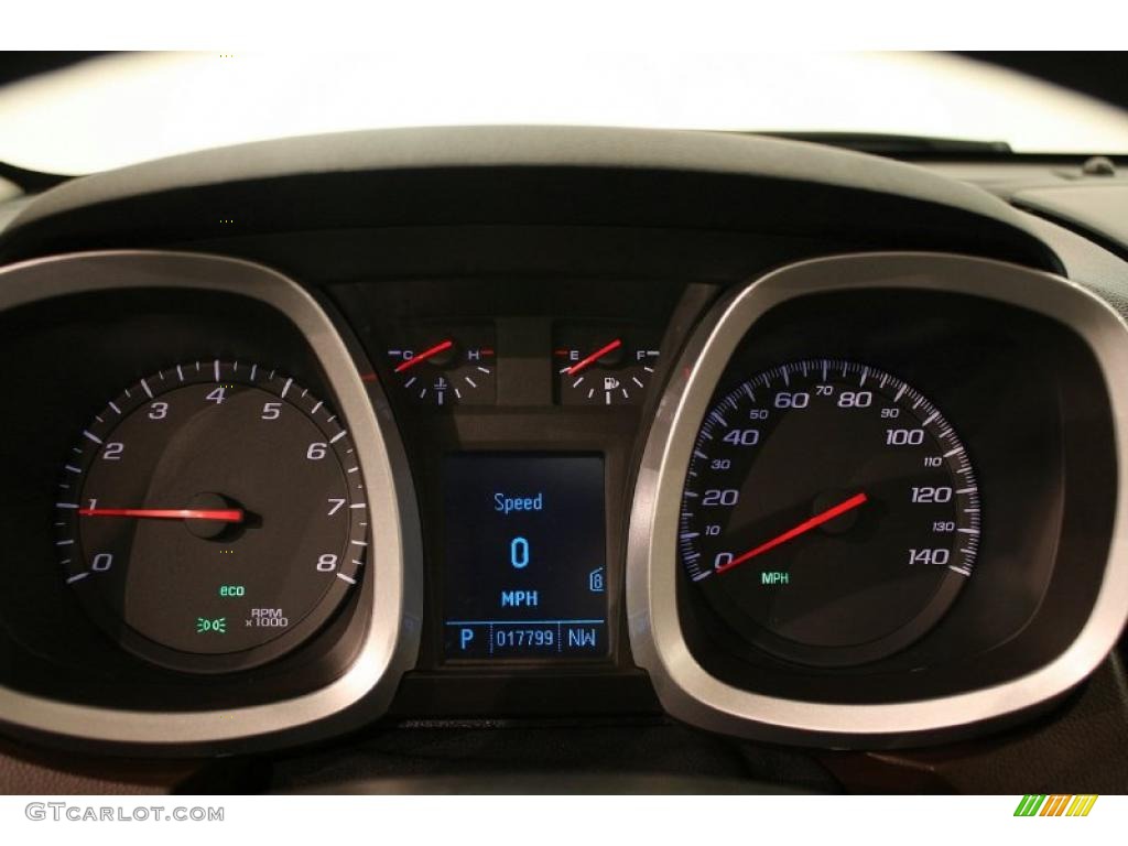 2010 Equinox LTZ - Gold Mist Metallic / Jet Black/Brownstone photo #15