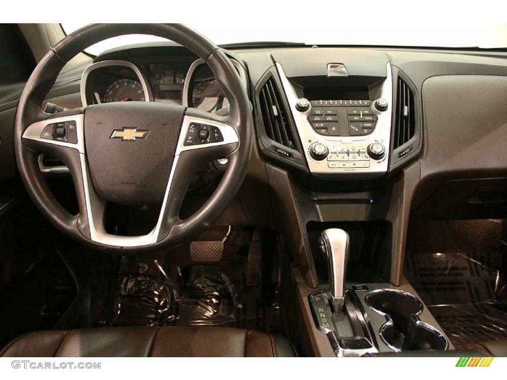 2010 Equinox LTZ - Gold Mist Metallic / Jet Black/Brownstone photo #26