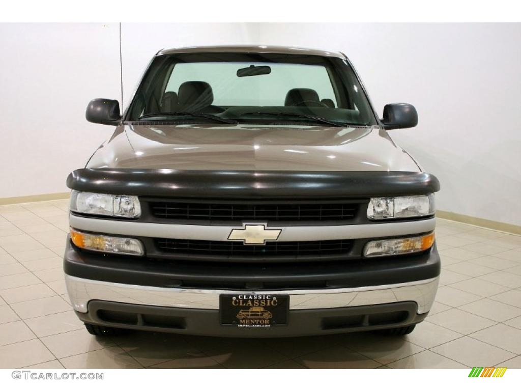 1999 Silverado 1500 Regular Cab - Light Pewter Metallic / Graphite photo #2