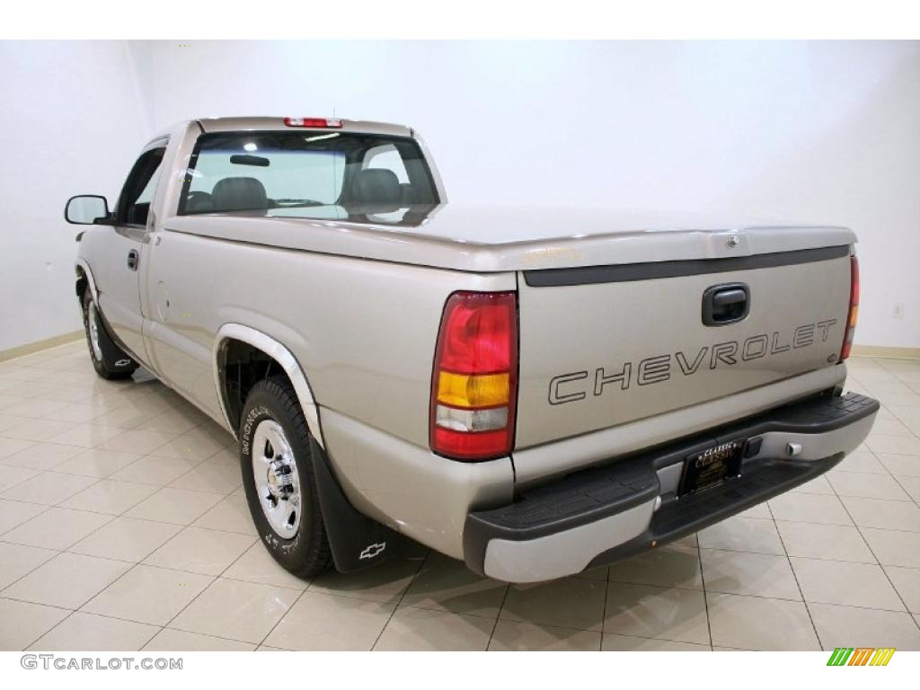 1999 Silverado 1500 Regular Cab - Light Pewter Metallic / Graphite photo #5