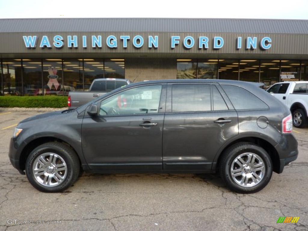 2007 Edge SEL Plus AWD - Carbon Metallic / Charcoal Black photo #1