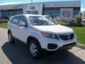 2011 Snow White Pearl Kia Sorento LX  photo #1