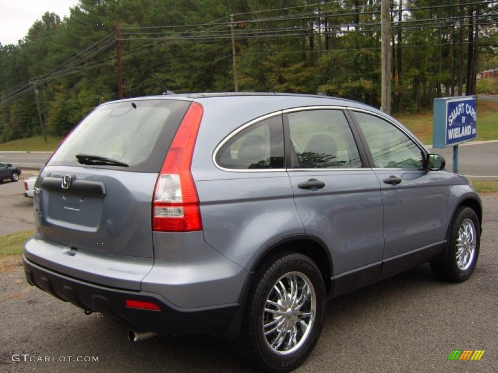 2007 CR-V LX - Glacier Blue Metallic / Gray photo #3
